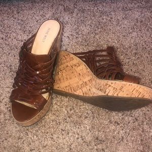 Nine West wedges. Barely worn. Sz 11